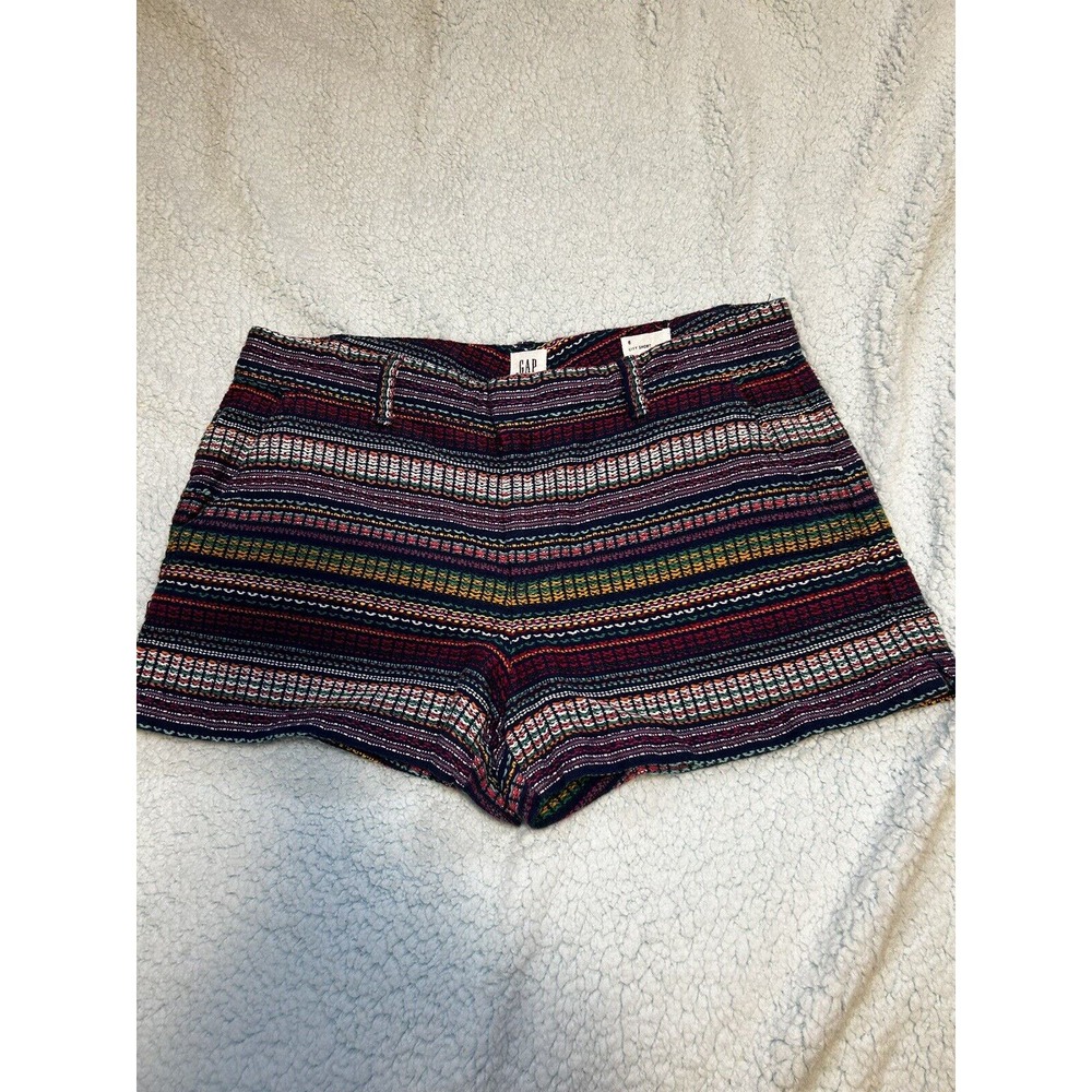 Gap City Shorts‎ Womens Size 6 Boho Cotton Knit Casual Walking Hiking